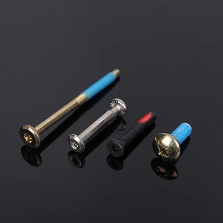 Hex Socket Blue Nylon Pan Head Machine Screw