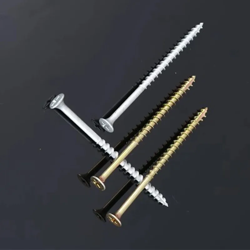 Ruspert White Chipboard Screw With Slot Cut